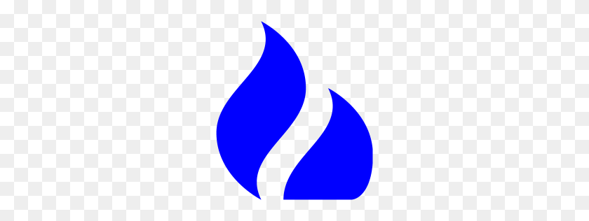 256x256 Icono De Fuego Azul - Fuego Azul Png