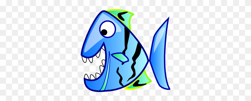 300x278 Голубая Рыба Картинки - Голубая Рыба Клипарт