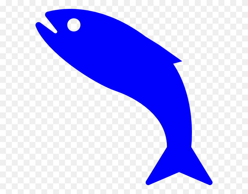 600x596 Голубая Рыба Картинки - Синий Кит Клипарт