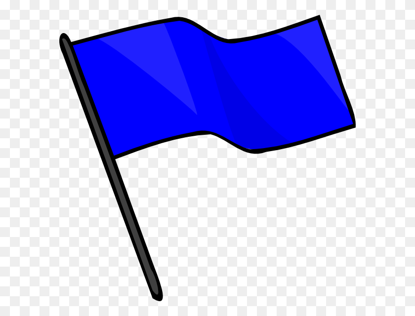 600x580 Blue Flag Clip Art Flags Download Vector Clip - Blue Banner Clipart