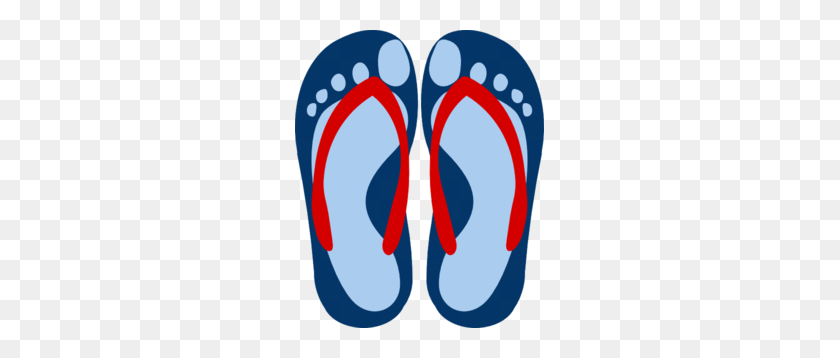 249x298 Blue Flip Flop Clip Art - Beach Sandals Clipart