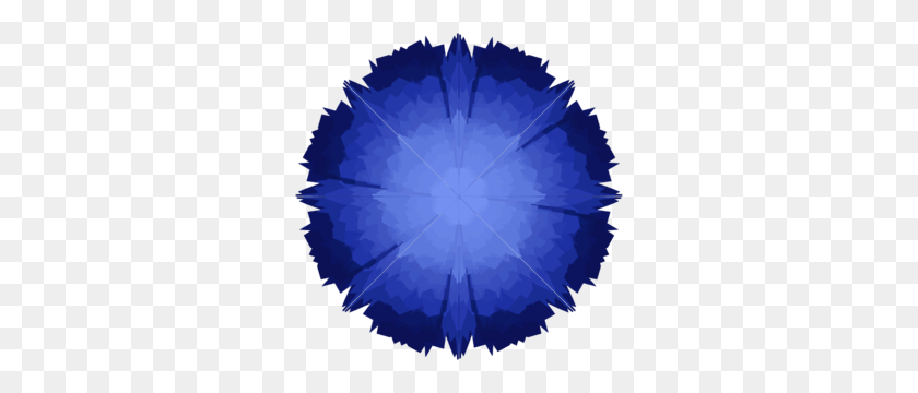 300x300 Blue Flower Clip Art - Blue Flower PNG