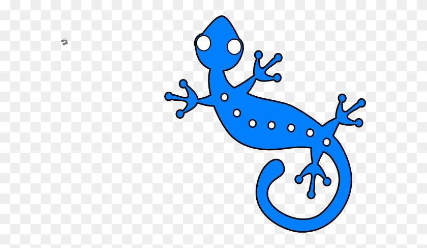 600x427 Imágenes Prediseñadas De Gecko Azul - Iguana Clipart