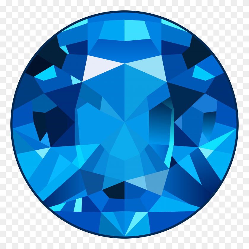 6000x6000 Png Синий Драгоценный Камень Клипарт