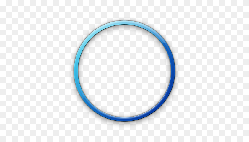 420x420 Icono De Círculo Geométrico Azul - Círculo Png Transparente