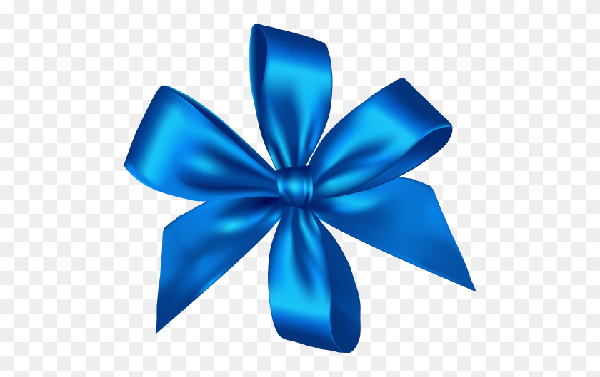 500x469 Blue Gift Bow Png For Free Download On Ya Webdesign - Gift Bow Clip Art