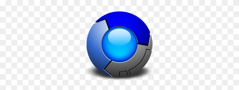 256x256 Blue Google Chrome Icon Download - Google Chrome Icon PNG