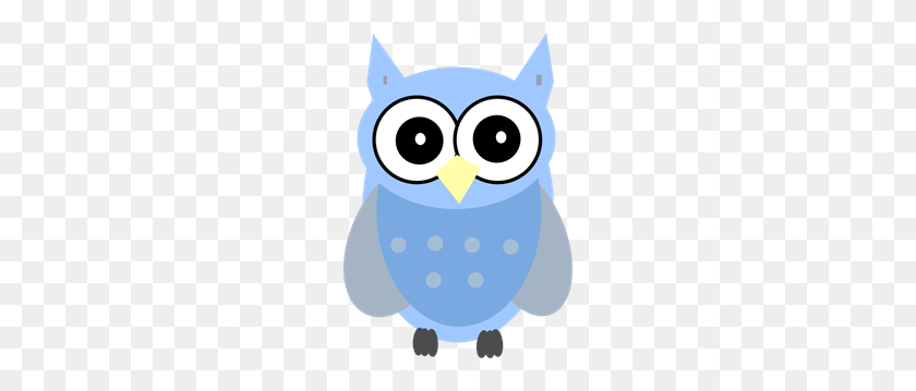 210x299 Blue Gray Owl Png, Clip Art For Web - Snowy Clipart