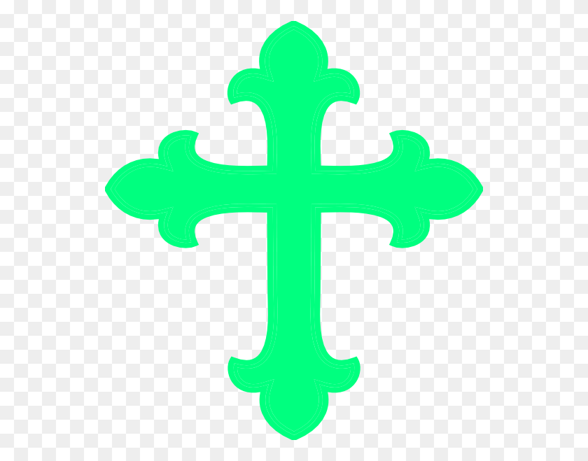 540x599 Коллекция Клипарт Сине-Зеленый Крест - Клипарт Кельтский Крест
