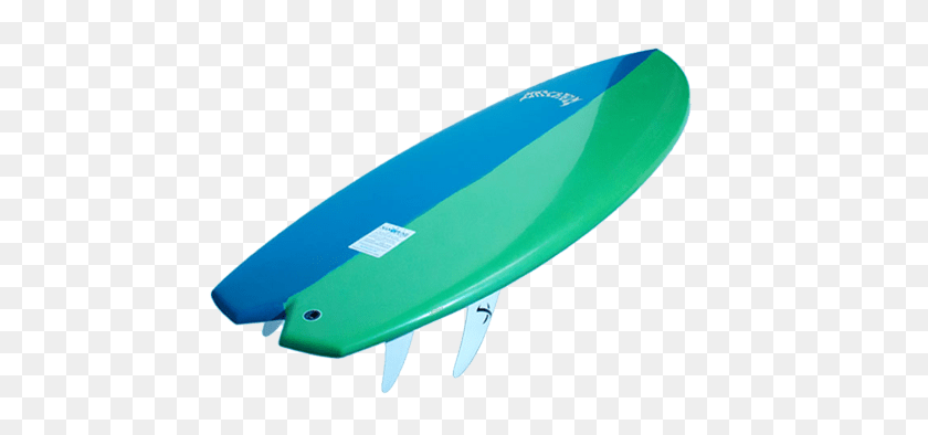 496x334 Blue Green Surfboard Lost Transparent Png - Surfboard PNG