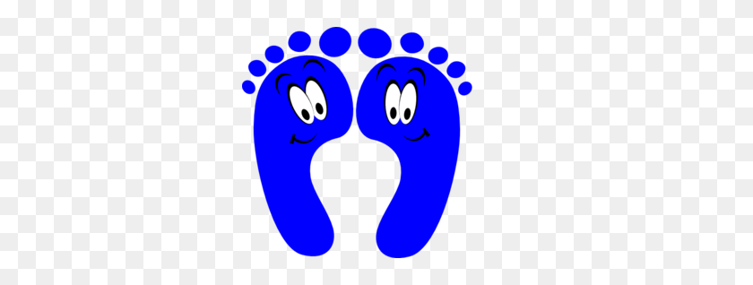 299x258 Blue Happy Feet Clip Art - Pedicure Clipart