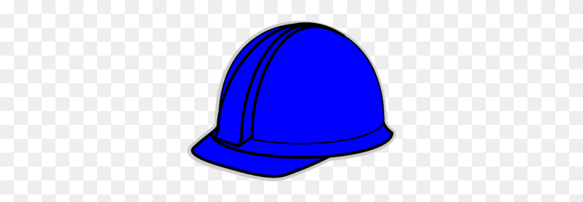 300x231 Blue Hard Hat Clip Art - Construction Helmet Clipart