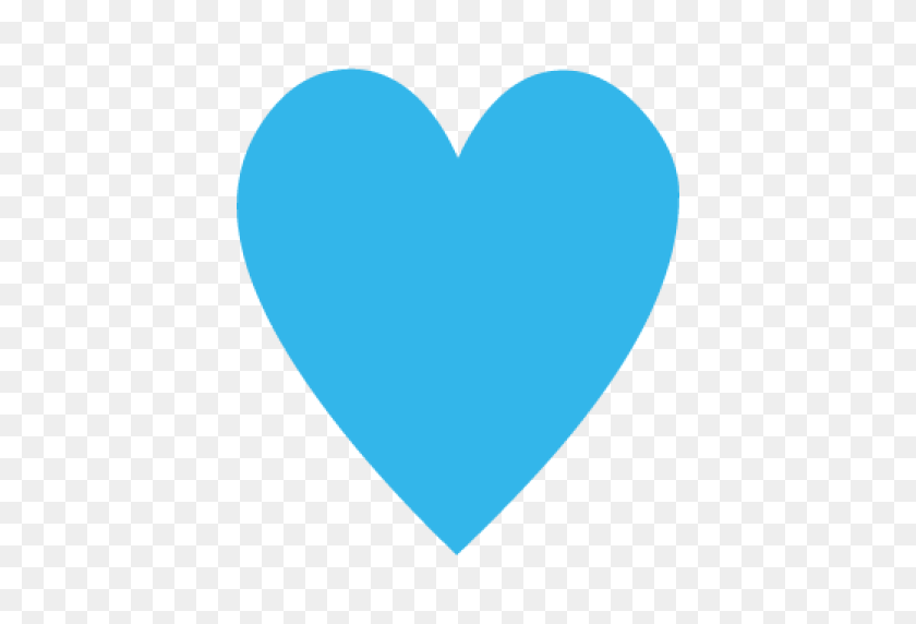512x512 Blue Heart - Blue Heart PNG
