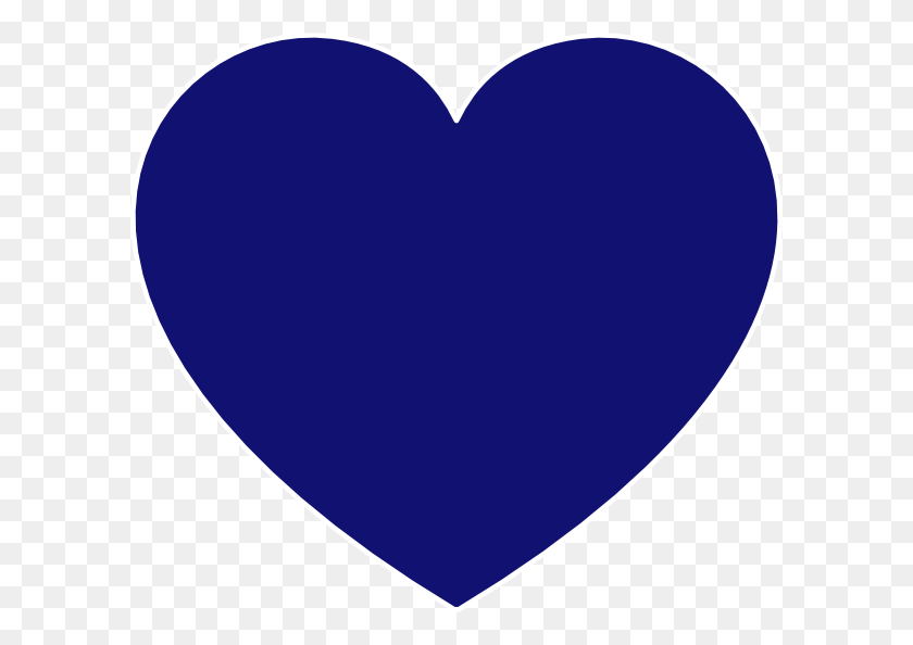 600x534 Голубое Сердце Клипарт - Аниме Сердце Png