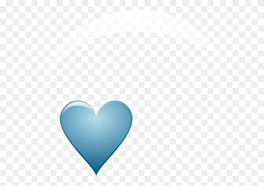 600x532 Blue Heart Clip Art - Blue Heart Clipart