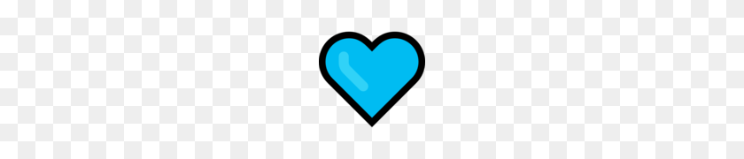 120x120 Blue Heart Emoji - Blue Heart Emoji PNG