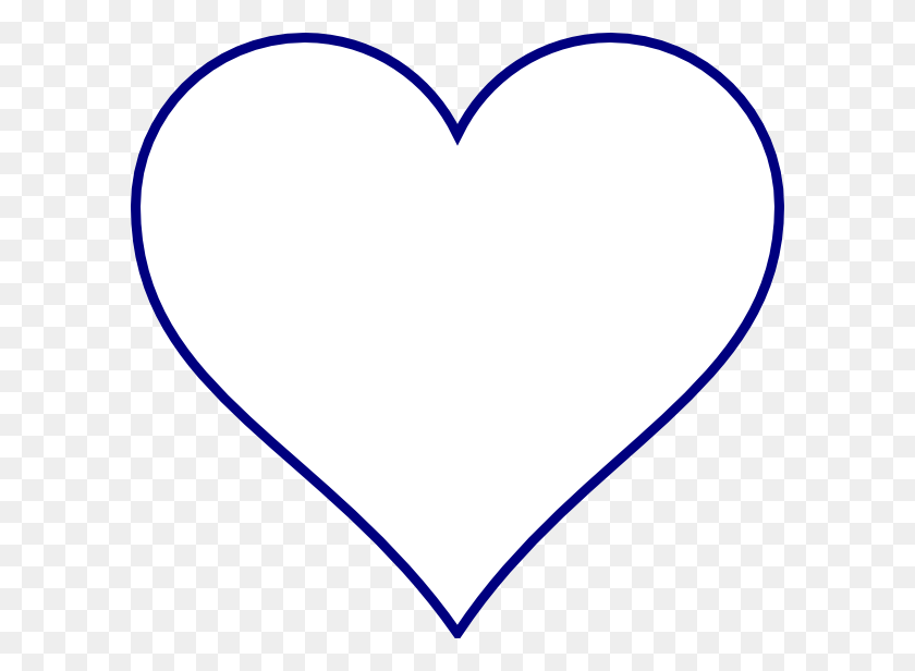600x556 Blue Heart Png Clip Arts For Web - Blue Heart PNG