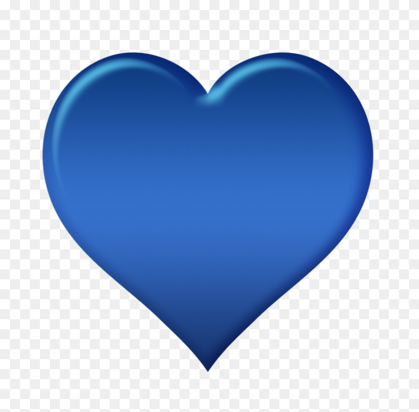 800x786 Blue Heart Png Png Image - Blue Heart PNG
