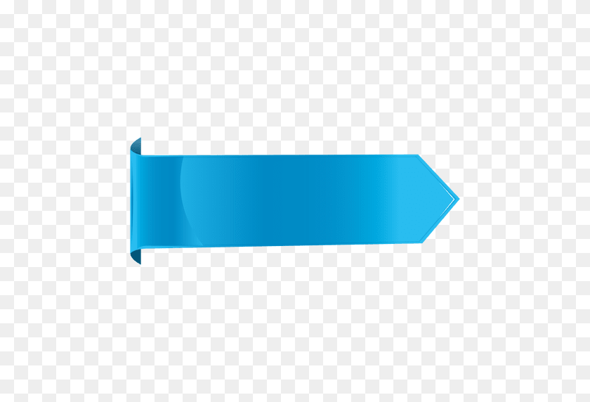 512x512 Etiqueta Horizontal Azul - Rectángulo Azul Png