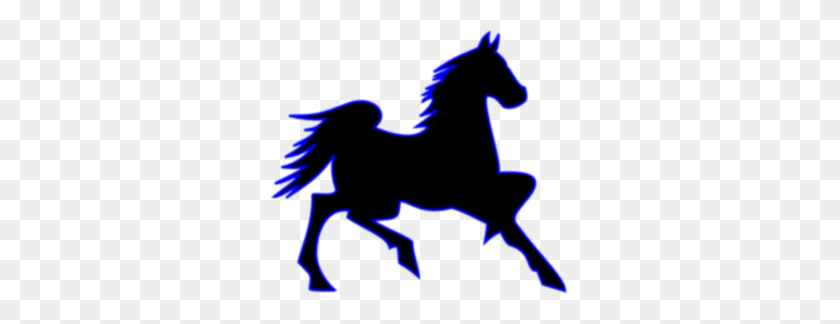 297x264 Синяя Лошадь Картинки - Лошадь Клипарт Прозрачный Фон
