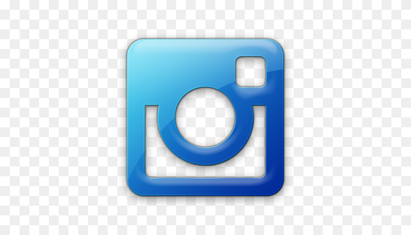 420x420 Blue Instagram - Logo De Instagram PNG