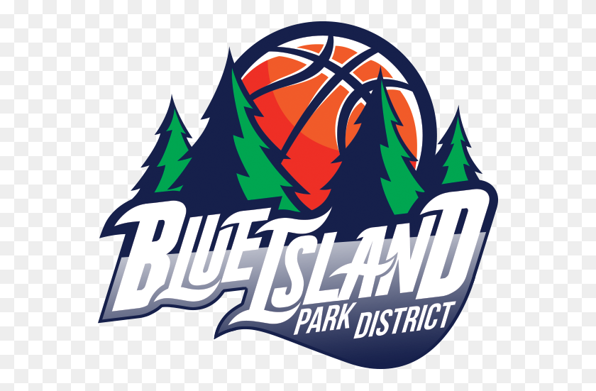 564x491 Блю Айленд Парк Район Баскетбол Парки Голубой Остров - Логотип Баскетбола Png