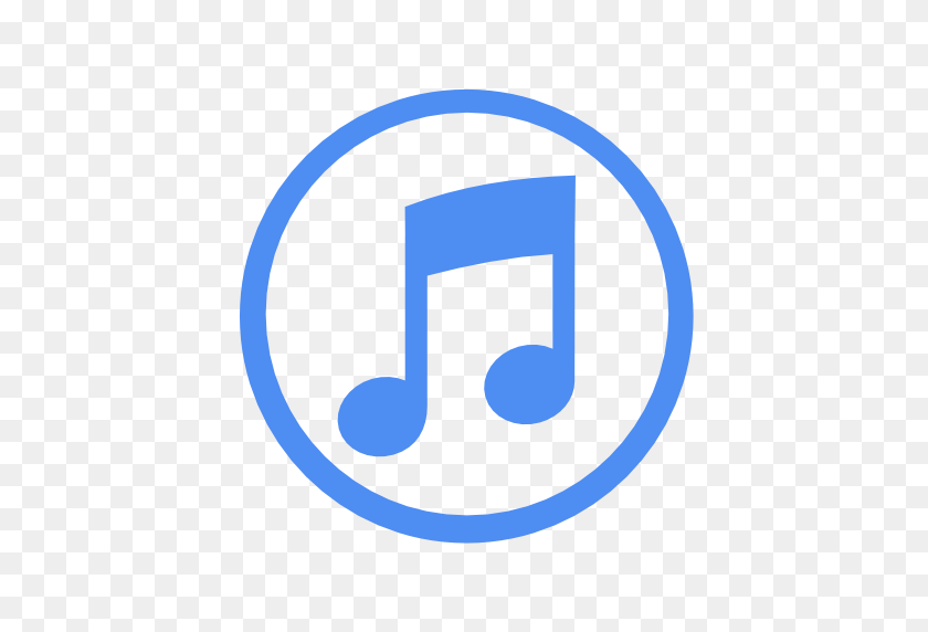 512x512 Blue, Itunes Icon - Itunes Icon PNG