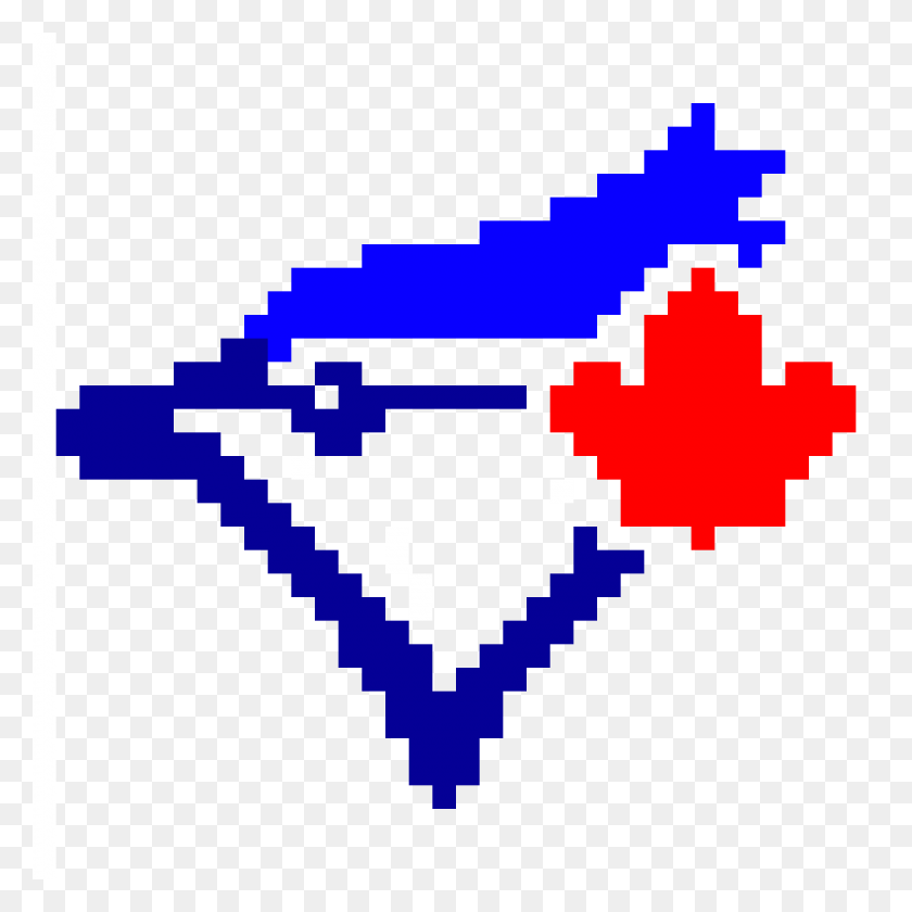 1800x1800 Los Blue Jays Logotipo De Pixel Art Maker - Logotipo De Los Blue Jays Png