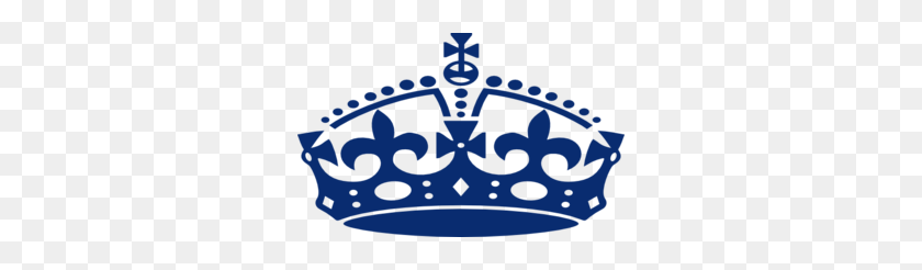298x186 Голубая Юбилейная Корона Картинки - Сохраняйте Спокойствие Корона Клипарт