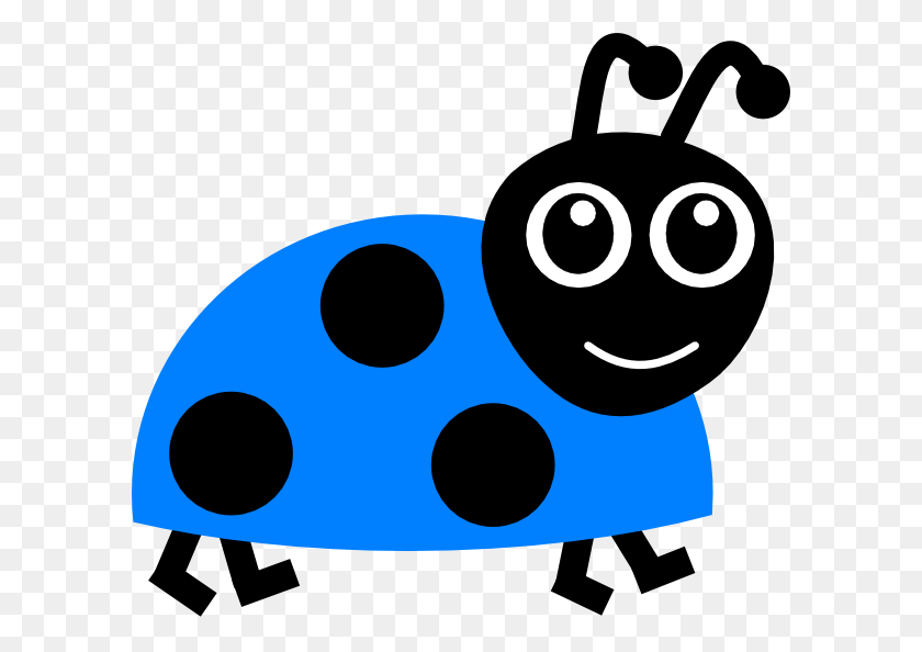 600x534 Blue Ladybug Png, Clip Art For Web - Ladybug Clipart