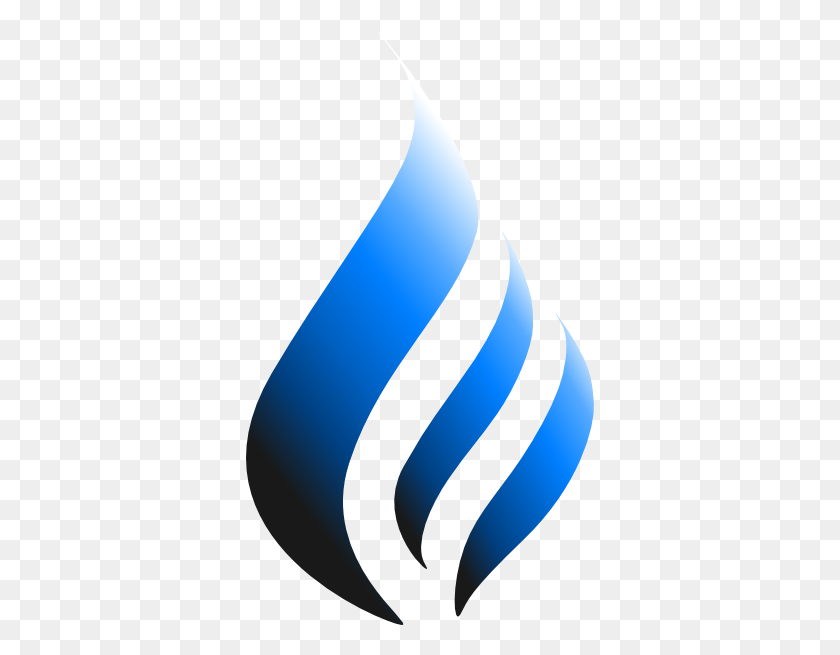 348x595 Blue Logo Flame Clip Arts Download - Flames Clipart PNG