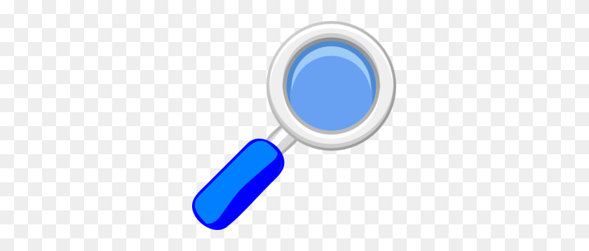 291x298 Blue Magnifying Glass Png, Clip Art For Web - Magnifying Class Clipart