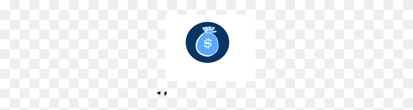 200x164 Blue Money Bag Png, Clip Art For Web - Money Bag Clipart PNG