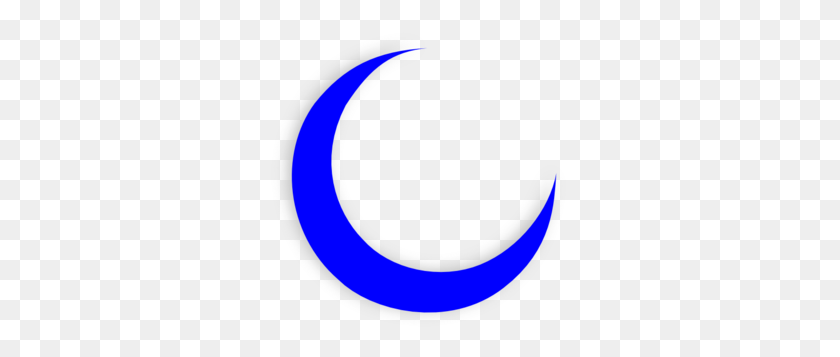 297x297 Blue Moon Crescent Clip Art - Crescent Clipart