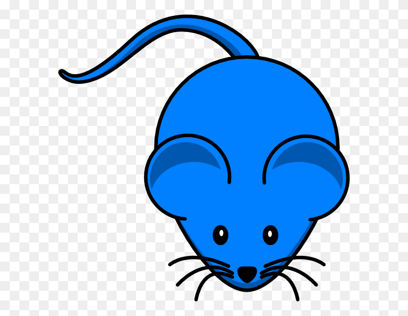 600x592 Blue Mouse Png, Clip Art For Web - Free Mouse Clipart