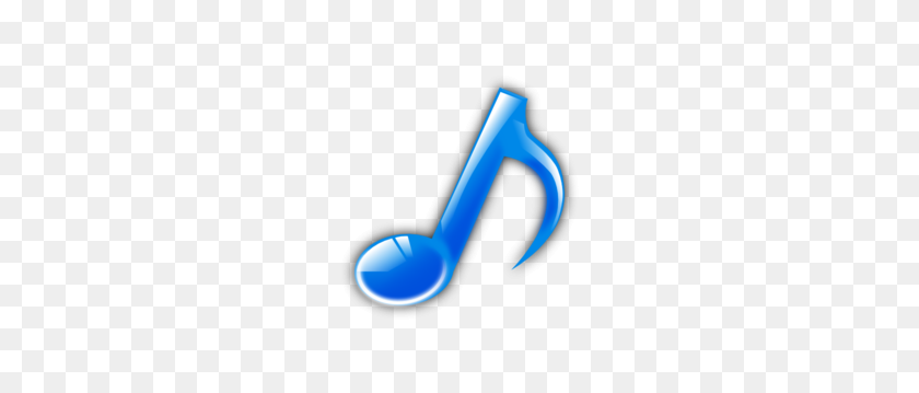 288x299 Blue Music Note Clip Art - Music Notes Clipart PNG