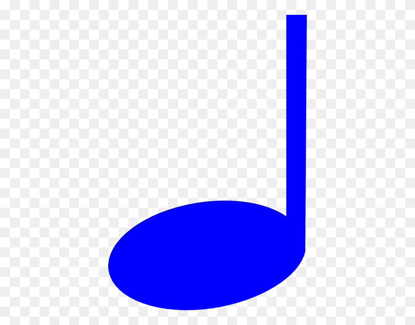 402x597 Blue Music Note Png, Clip Art For Web - Music Clipart PNG