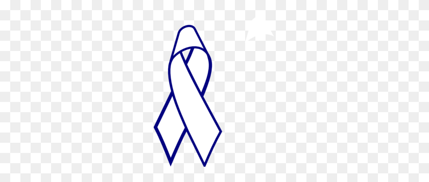 237x297 Blue Outline Cancer Ribbon Clip Art - Cancer Awareness Clipart
