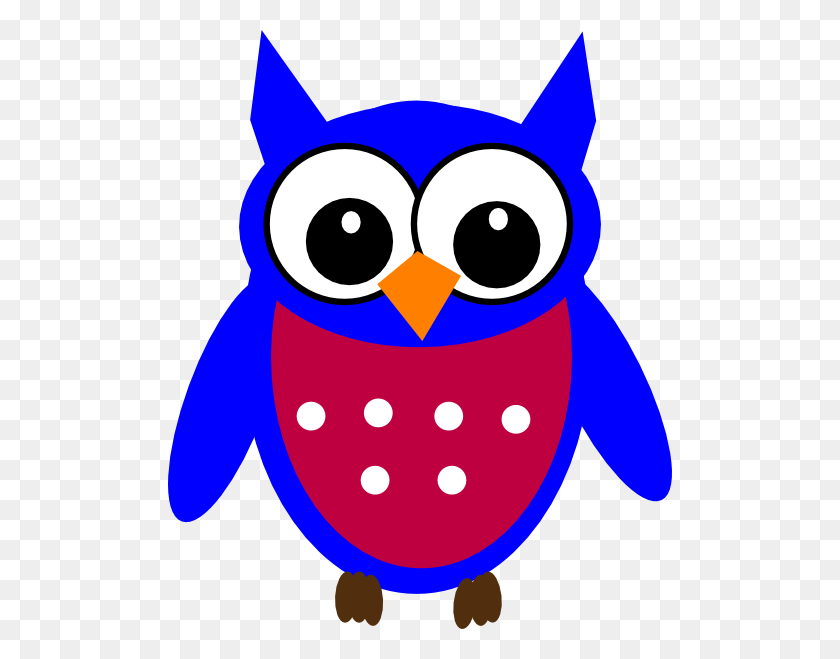 504x599 Blue Owl Clip Art - Blue Owl Clipart