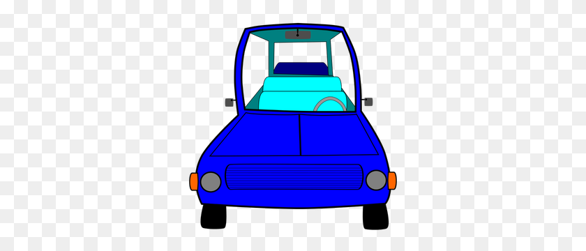 300x300 Blue Ox Clip Art - Blue Car Clipart
