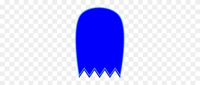 207x298 Blue Pacman Ghost Clip Art - Pacman Ghost Clipart