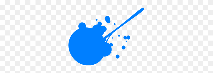 299x228 Blue Paint Splatter Clip Art - Paint Drip Clipart