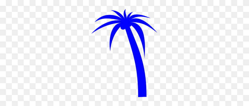 223x297 Blue Palm Tree Clip Art - Palm Tree Leaf PNG