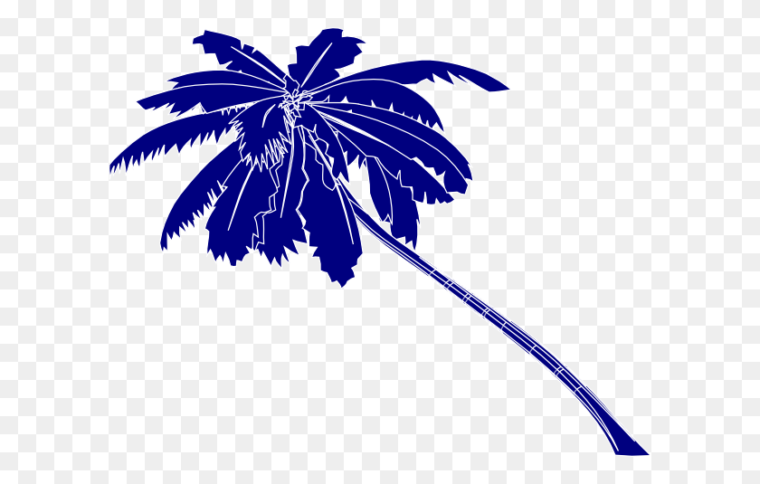 600x475 Blue Palm Tree Clip Art - Palms PNG