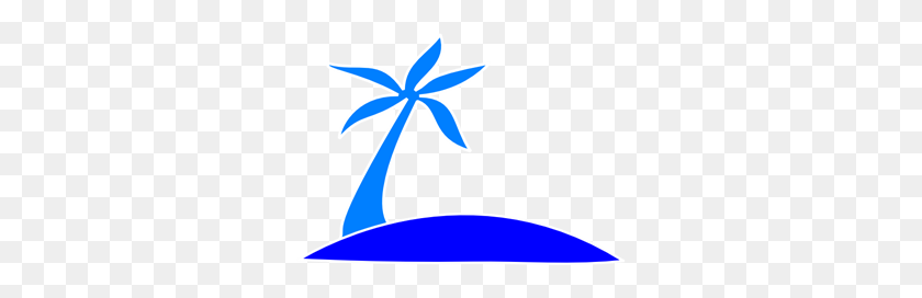 300x212 Blue Palm Tree Png, Clip Art For Web - Palm Tree PNG Transparent