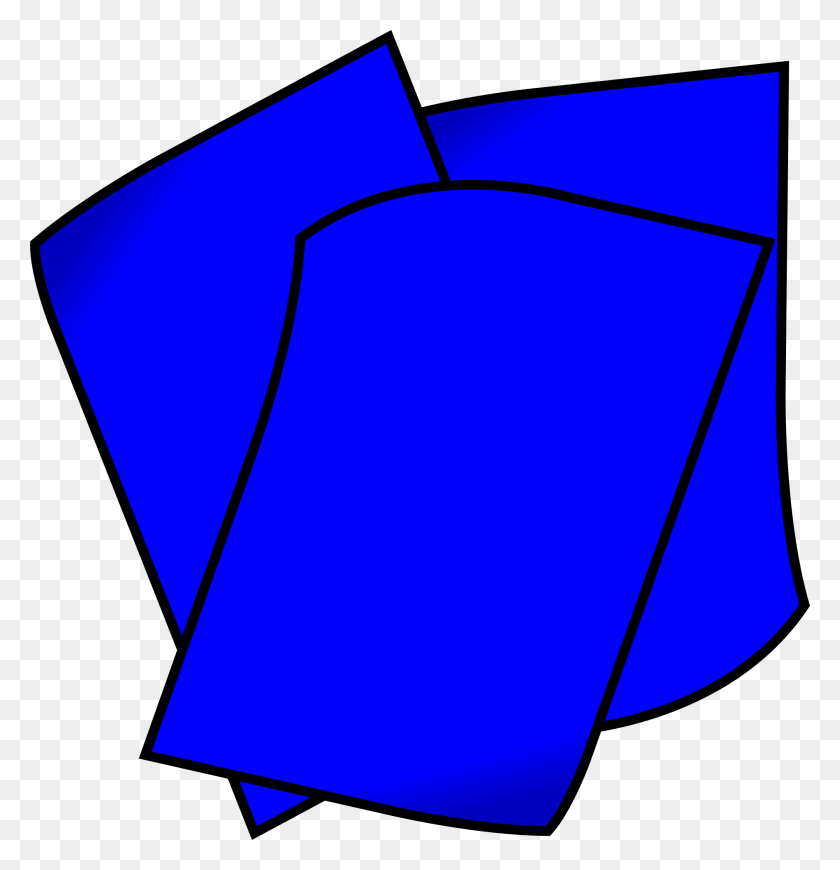 1882x1955 Синие Бумажные Клипарты - Бумажное Полотенце Клипарт