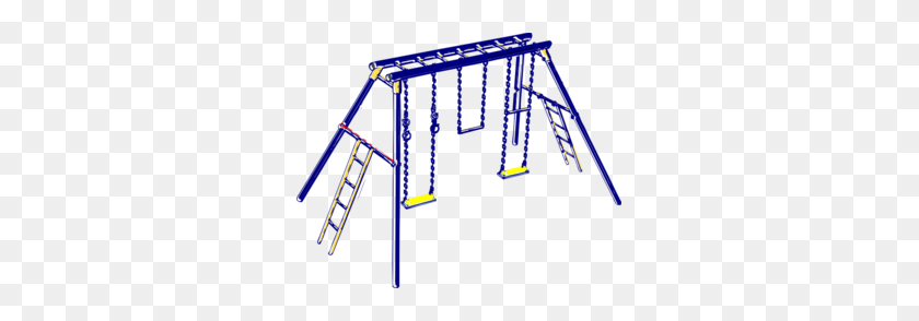 297x234 Blue Playground Clip Art - Playground Clipart