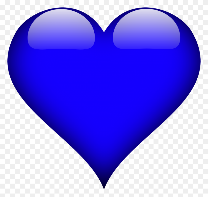 900x847 Blue Png Heart Transparent Background Image Download Png - Purple Background PNG