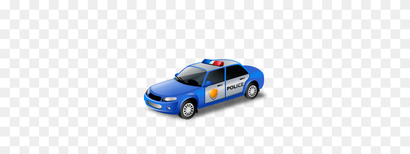 256x256 Синий Полицейский Автомобиль Клипарт Полицейские Машины И Машины - Картинки Правоохранительных Органов