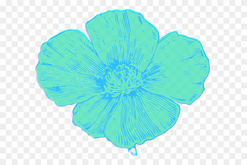 600x500 Blue Poppy Png Clip Arts For Web - Poppy PNG